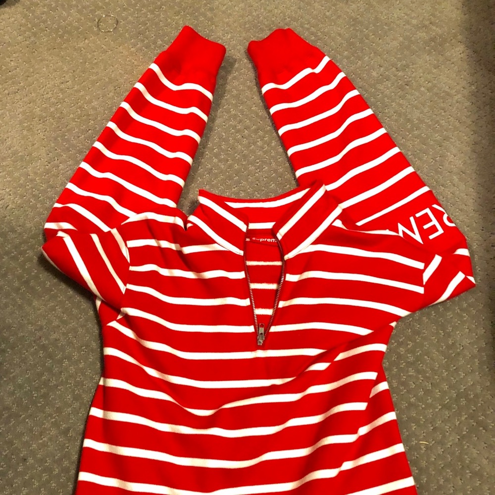 Supreme half zip sweater